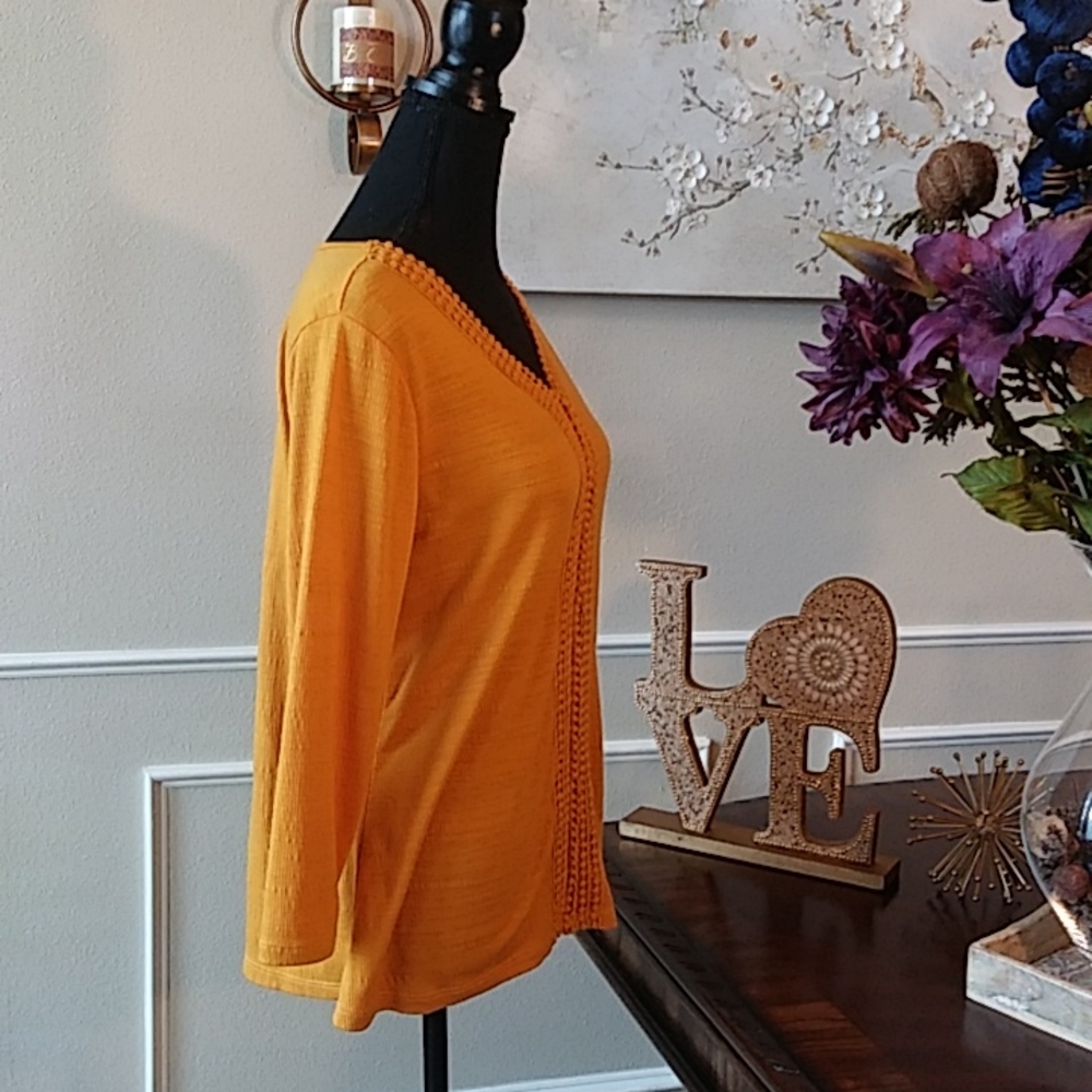 🍁🍂 Carolyn Taylor 3/4 Sleeves Tunic Top. Size S. 🍁🍂 - Picture 14 of 17